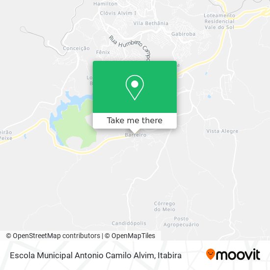 Escola Municipal Antonio Camilo Alvim map