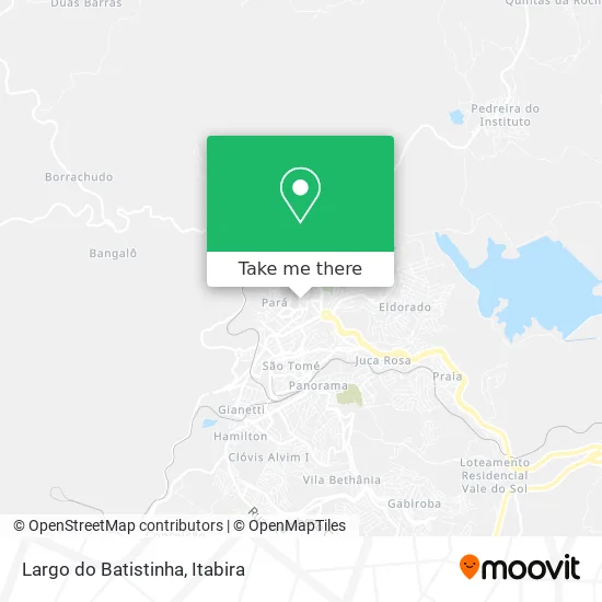 Largo do Batistinha map