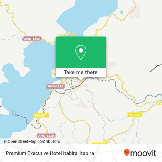 Premium Executive Hotel Itabira map