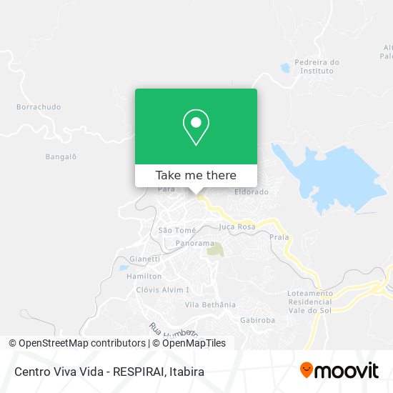 Mapa Centro Viva Vida - RESPIRAI