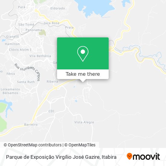 Parque de Exposição Virgílio José Gazire map