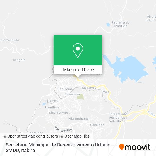 Secretaria Municipal de Desenvolvimento Urbano - SMDU map