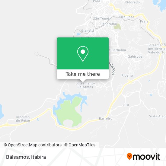 Bálsamos map