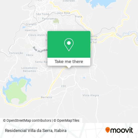 Mapa Residencial Villa da Serra