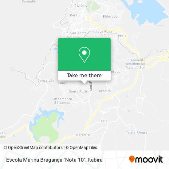 Escola Marina Bragança "Nota 10" map