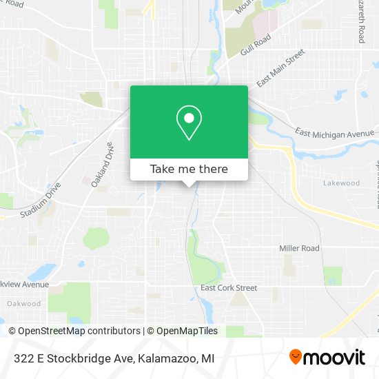 322 E Stockbridge Ave map