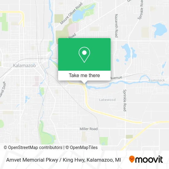 Amvet Memorial Pkwy / King Hwy map