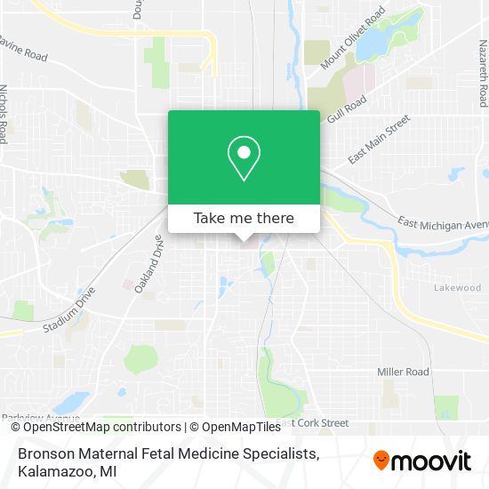Bronson Maternal Fetal Medicine Specialists map