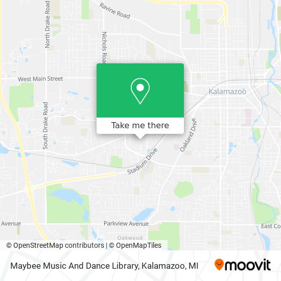 Maybee Music And Dance Library map