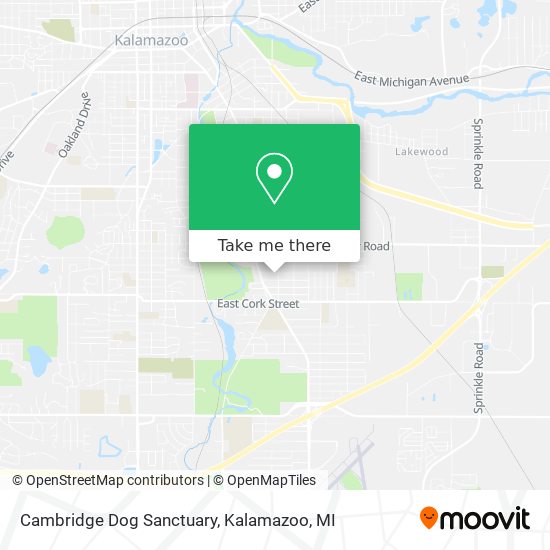 Cambridge Dog Sanctuary map