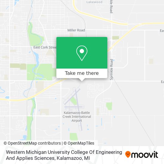 Mapa de Western Michigan University College Of Engineering And Applies Sciences