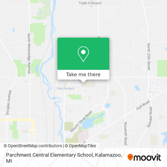 Parchment Central Elementary School map