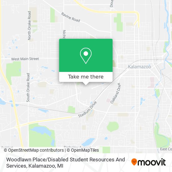 Woodlawn Place / Disabled Student Resources And Services map