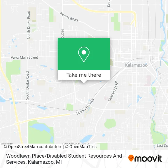 Woodlawn Place / Disabled Student Resources And Services map