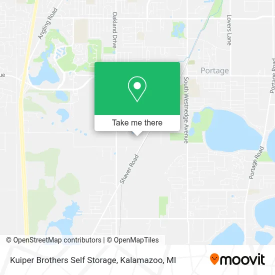 Kuiper Brothers Self Storage map