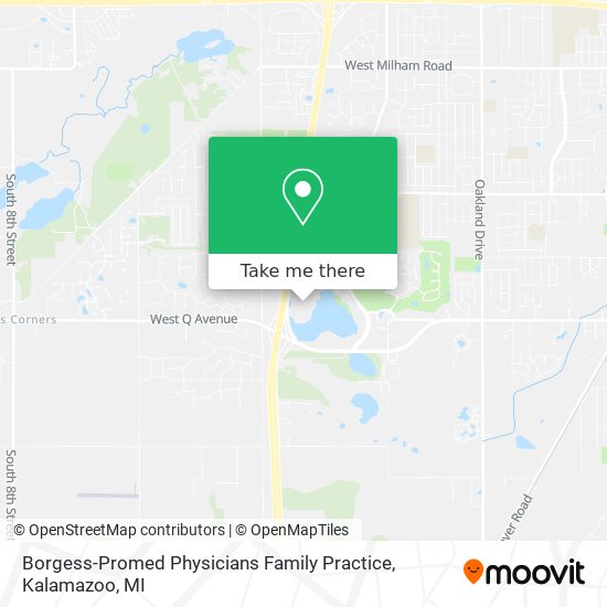 Mapa de Borgess-Promed Physicians Family Practice