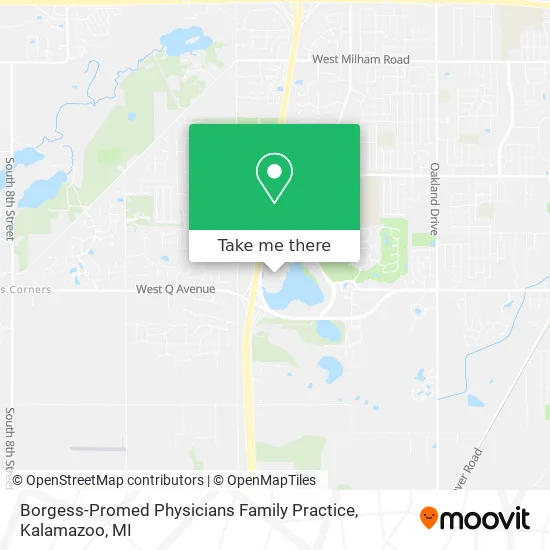 Borgess-Promed Physicians Family Practice map