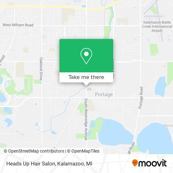 How to get to Heads Up Hair Salon in Portage by Bus?