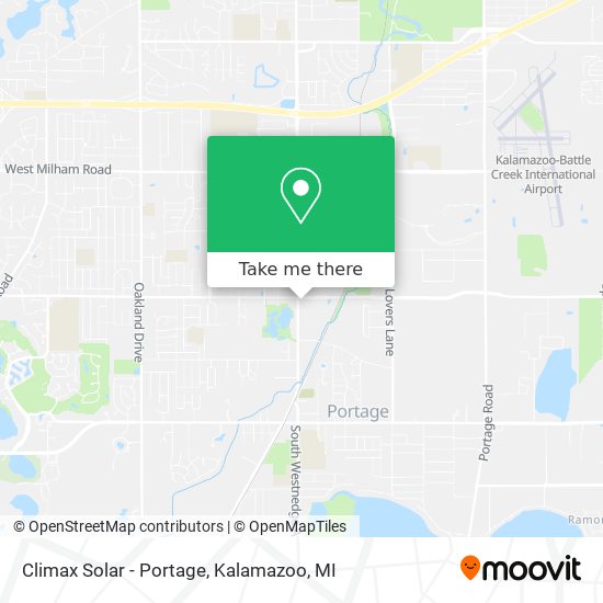 Climax Solar - Portage map
