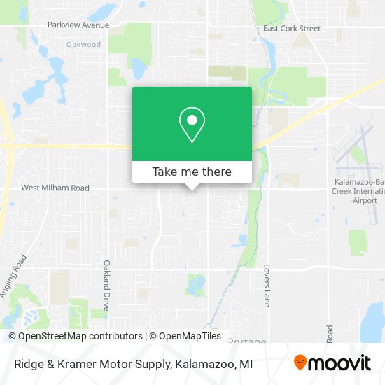 Ridge & Kramer Motor Supply map