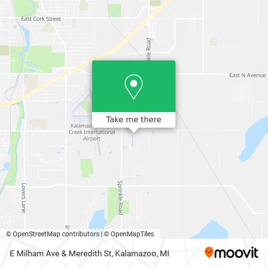Mapa de E Milham Ave & Meredith St