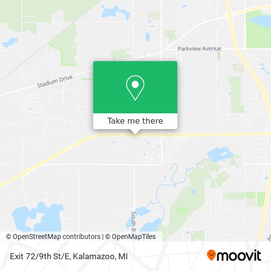 Mapa de Exit 72/9th St/E
