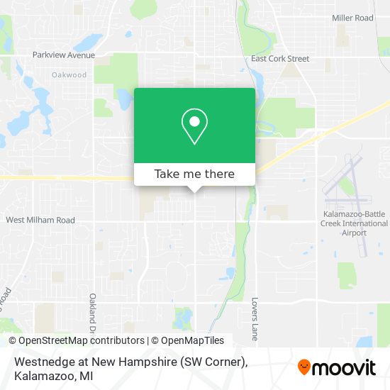 Westnedge at New Hampshire (SW Corner) map