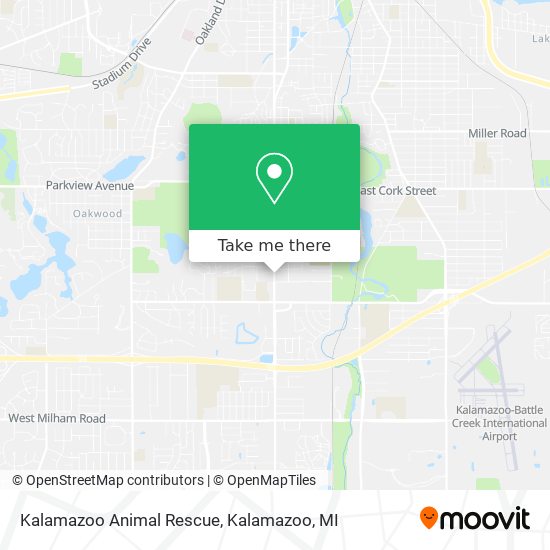 Mapa de Kalamazoo Animal Rescue