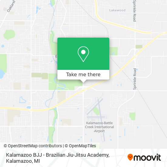 Mapa de Kalamazoo BJJ - Brazilian Jiu-Jitsu Academy