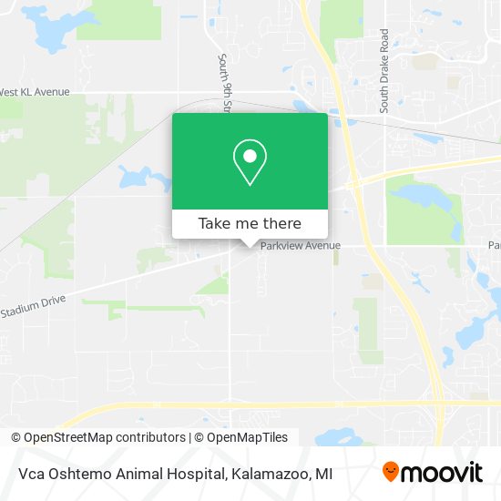 Vca Oshtemo Animal Hospital map