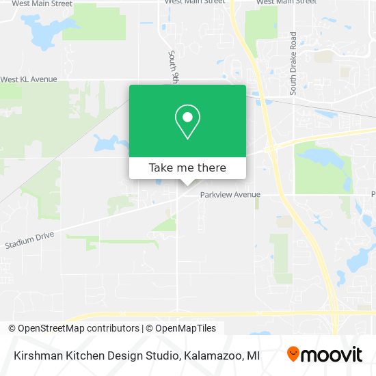 Kirshman Kitchen Design Studio map