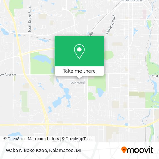 Wake N Bake Kzoo map