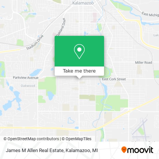 James M Allen Real Estate map