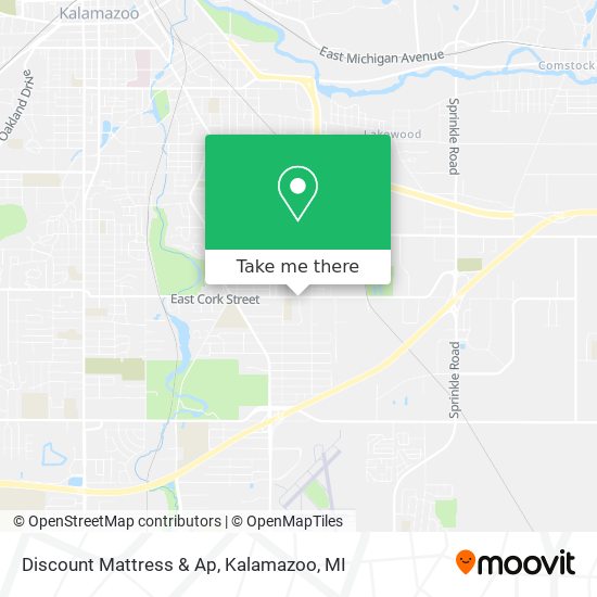 Discount Mattress & Ap map