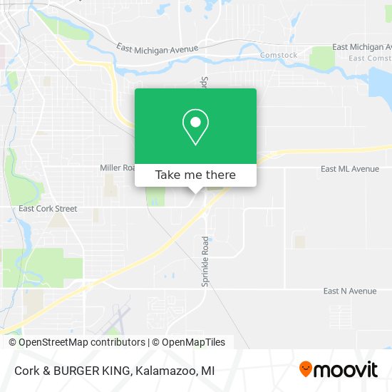 Mapa de Cork & BURGER KING