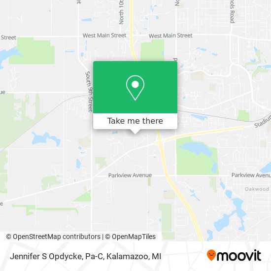 Jennifer S Opdycke, Pa-C map