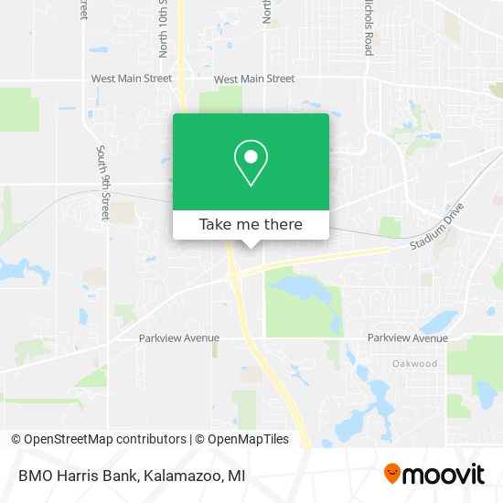 BMO Harris Bank map