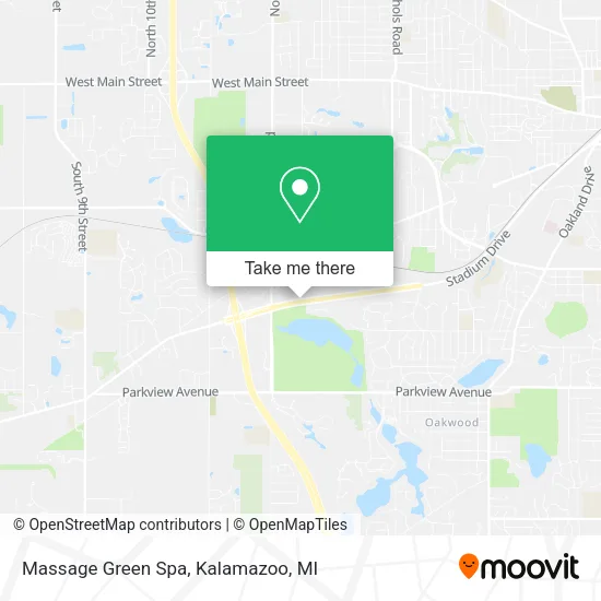 Massage Green Spa map