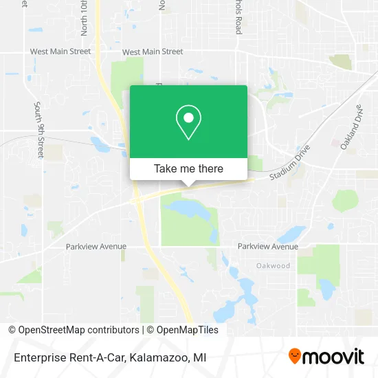 Enterprise Rent-A-Car map