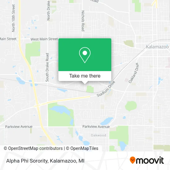 Alpha Phi Sorority map