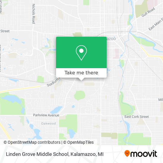 Linden Grove Middle School map