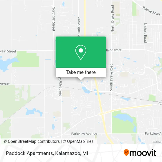 Paddock Apartments map