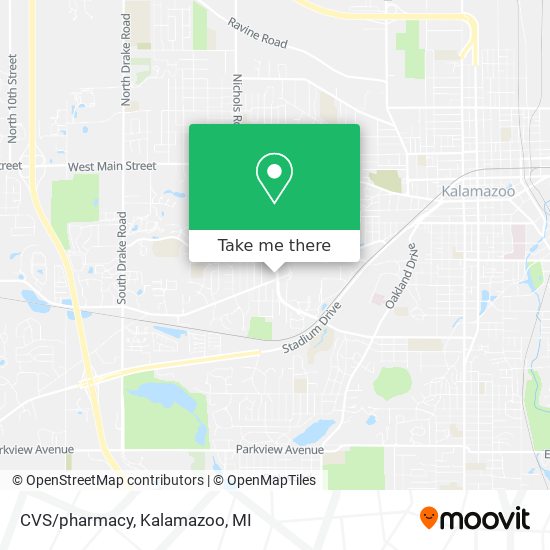 Mapa de CVS/pharmacy