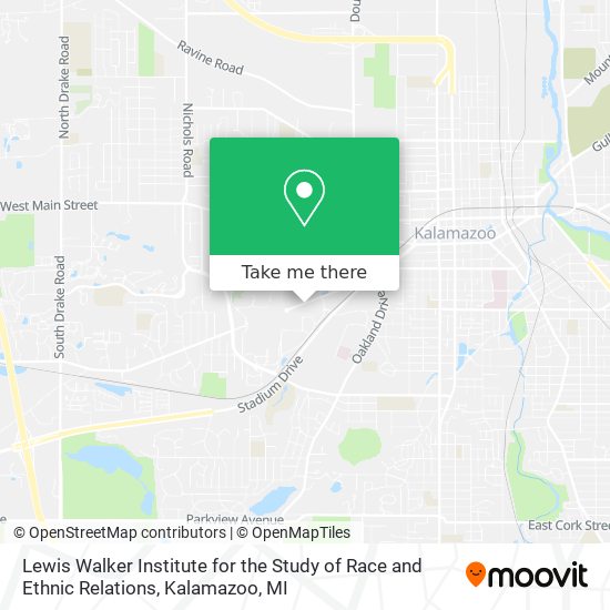 Lewis Walker Institute for the Study of Race and Ethnic Relations map