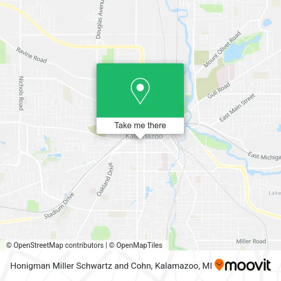 Mapa de Honigman Miller Schwartz and Cohn