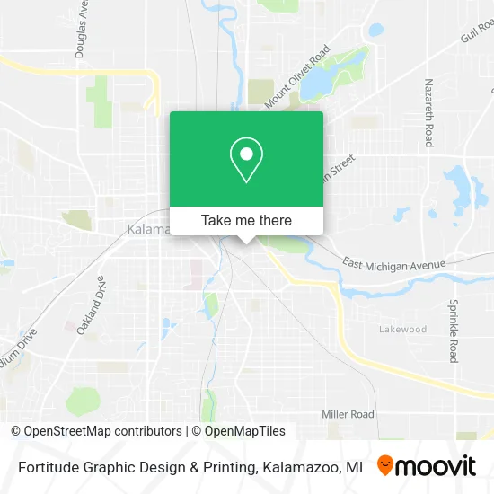 Mapa de Fortitude Graphic Design & Printing