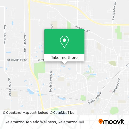 Kalamazoo Athletic Wellness map
