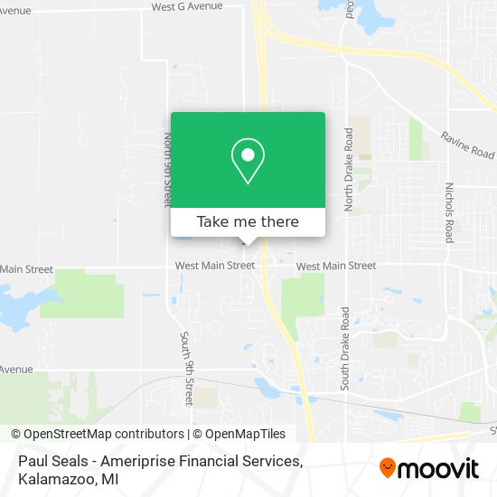 Paul Seals - Ameriprise Financial Services map