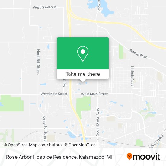 Rose Arbor Hospice Residence map