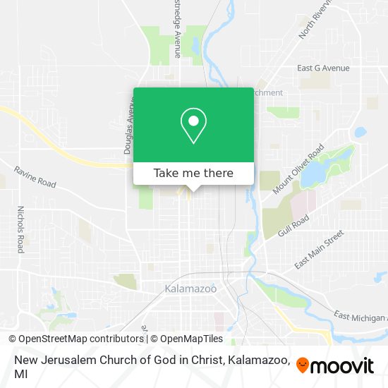 New Jerusalem Church of God in Christ map